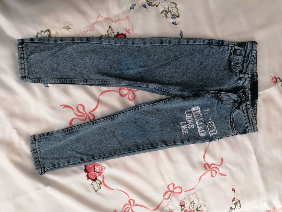 Джинси мом на дівчинку