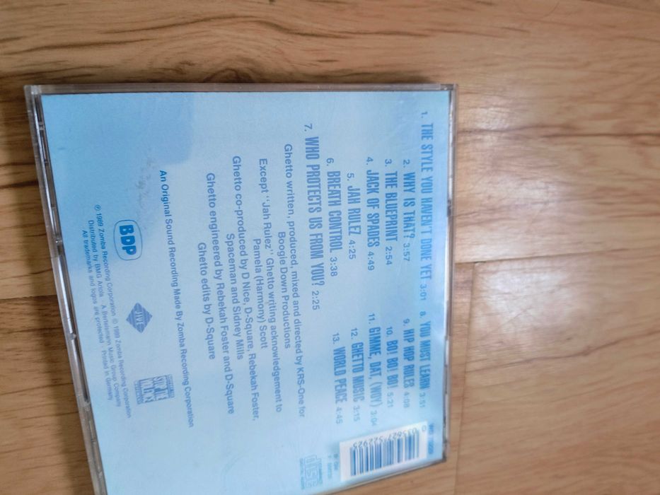 Boogie Down Productions the blueprint of hip-hop cd krs one rare