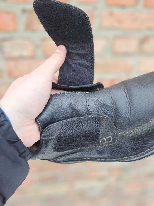 RIEKER | Чоловічі Черевики на ліпучці Утеплені Зимові Ботинки Шкіряні