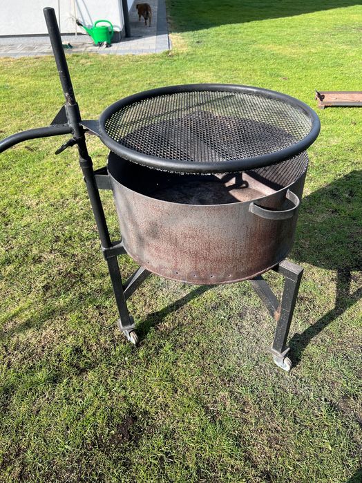 Grill palenisko regulowany ruszt blacha 4mm