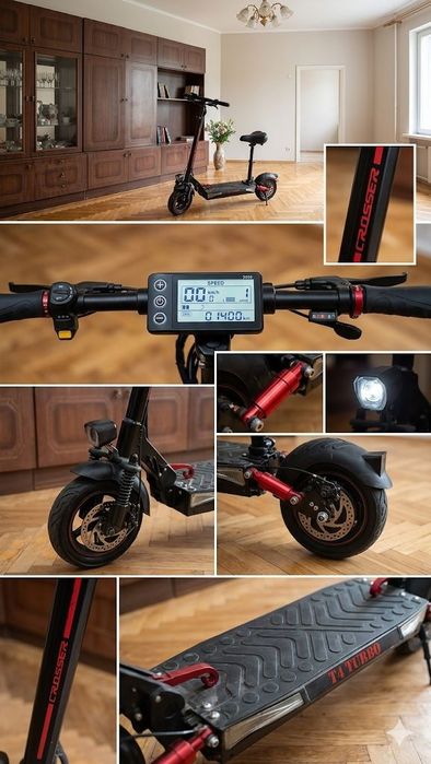 Продам потужний електросамокат Crosser T4 Turbo (із сидінням)