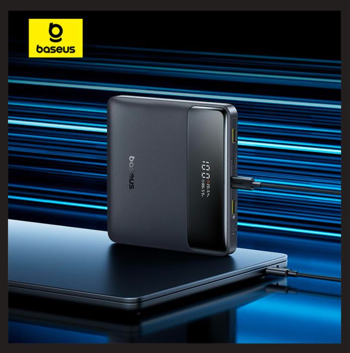 Павербанк УМБ Baseus 100W 20000mAh PD швидка зарядка для ноутбуків