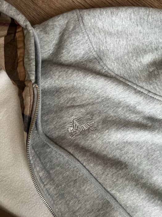 Zip hoodie burberry у двох кольорах