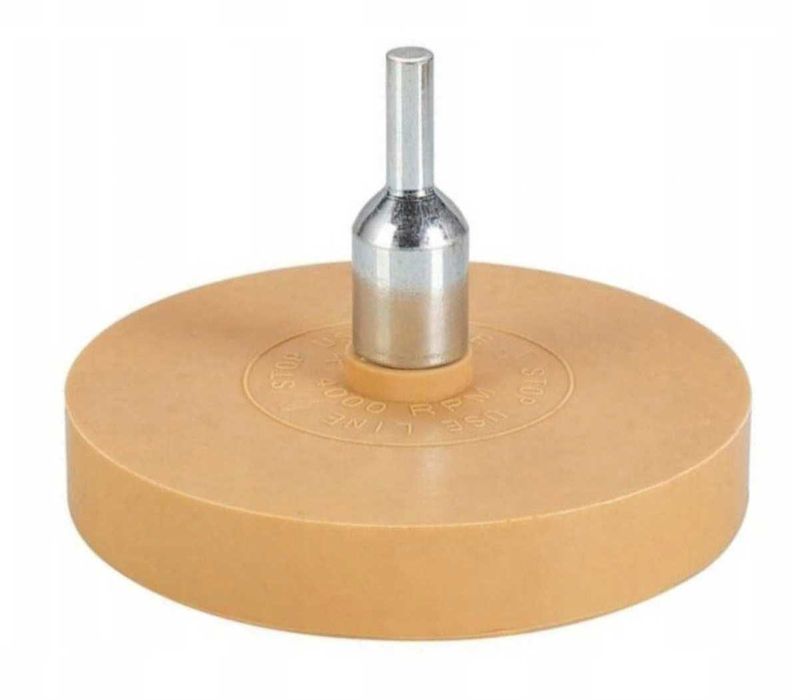 Krążek do Usuwania Kleju Gumowy na Wiertarkę + Adapter