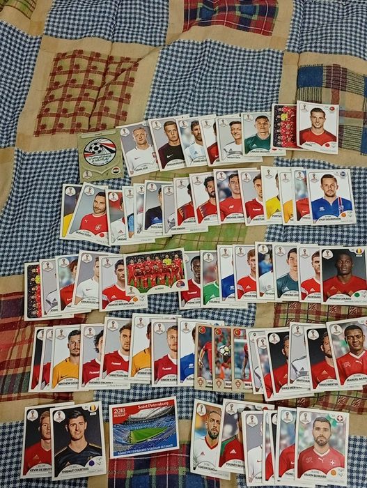 Coleção de vários jogadores do Rússia 2018