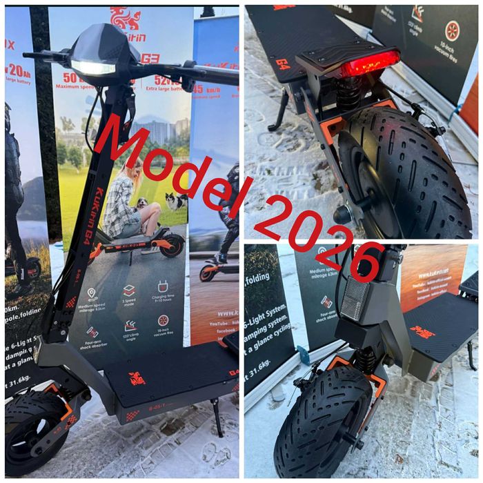 HULAJNOGA elektryczna KUKIRIN G4 2000W 60V20Ah 70km/h PL model 2026