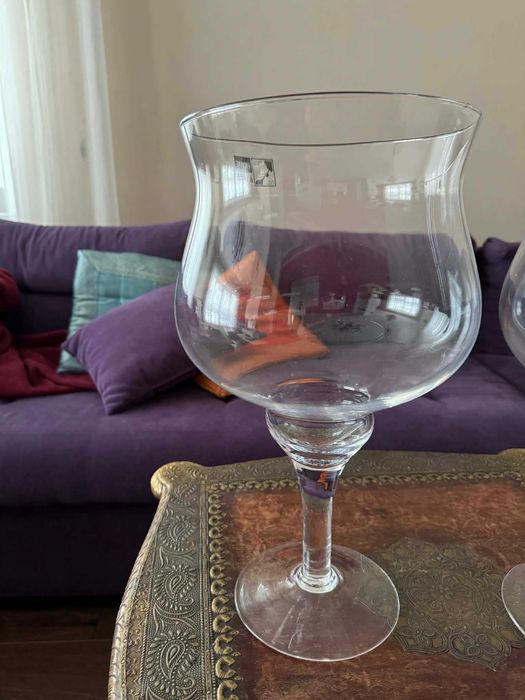 duży kielich ozdobny 2 szt