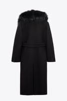 Sobretudo L Preto de Lã (Novo)