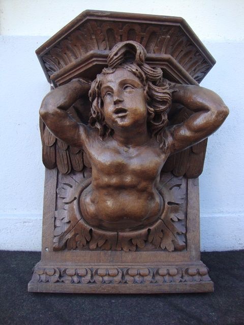 Mísula antiga em madeira