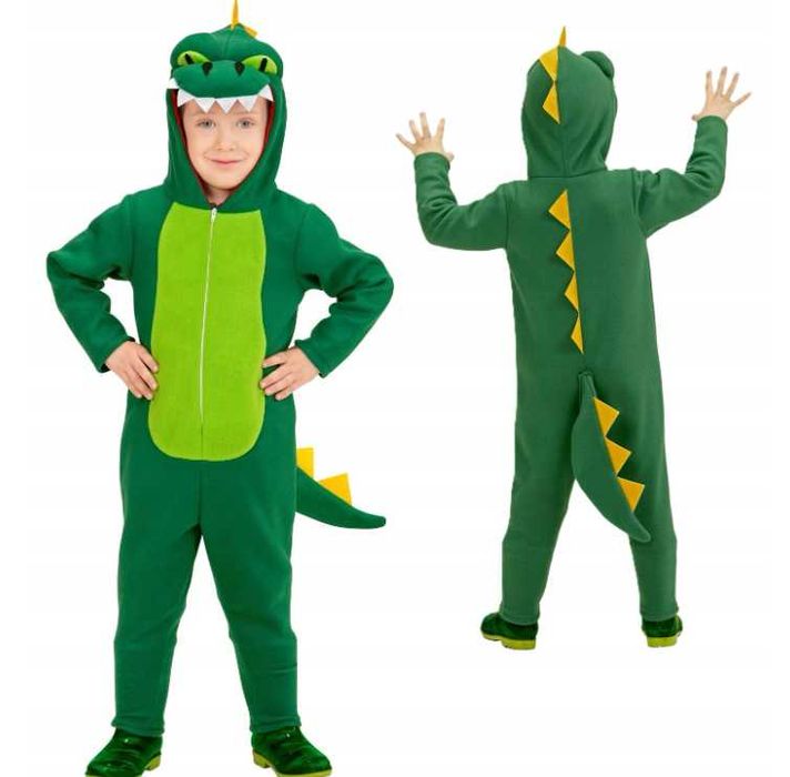 Strój Smok Smoka Dinozaura Dinozaur Krokodyl Dino Tyranozaur 116 cm