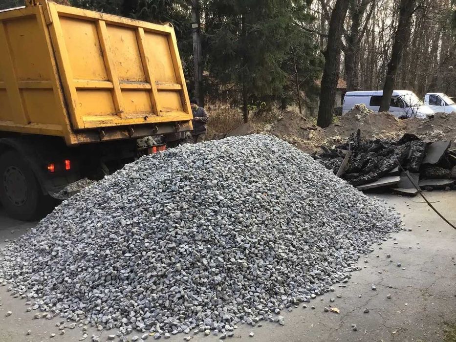 Отсев, щебень 5/20мм, 20/40мм, песок
