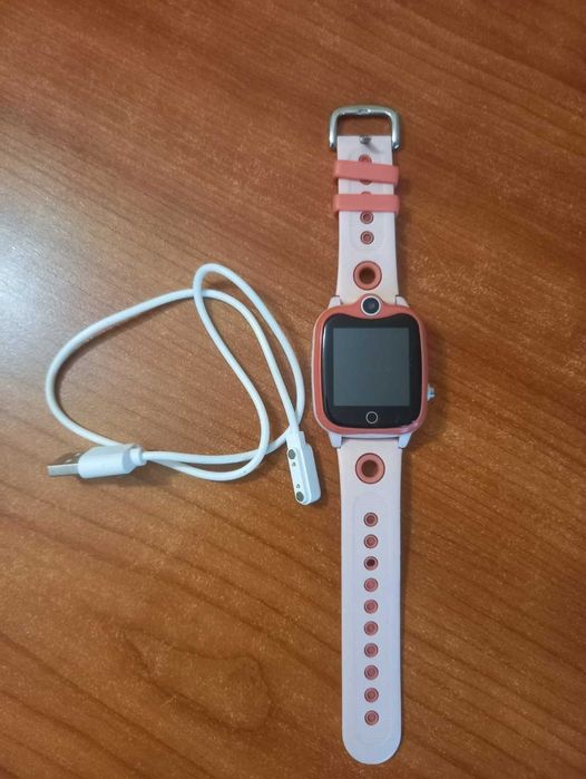 Дитячий смарт-годинник D06S рожевий Smart watch