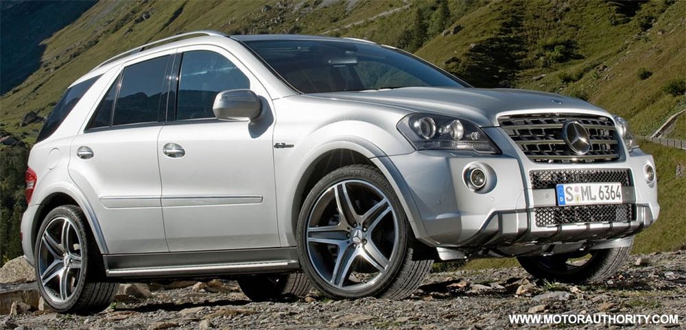 Расширители арок,тюнинг,   Mercedes ML W164