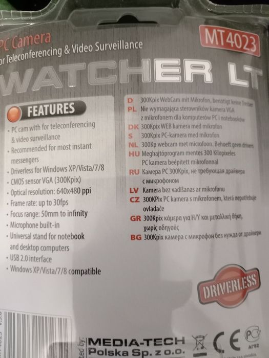 Kamera do komputera USB. Kamera VGA z mikrofonem dla komputerów PC.
