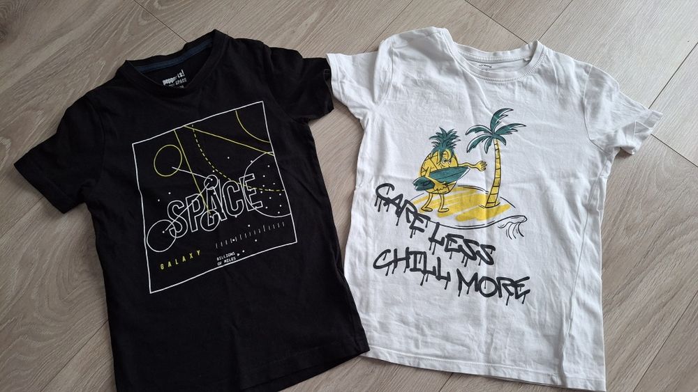 Zestaw ubrań chłopięcych rozmiar 128/134