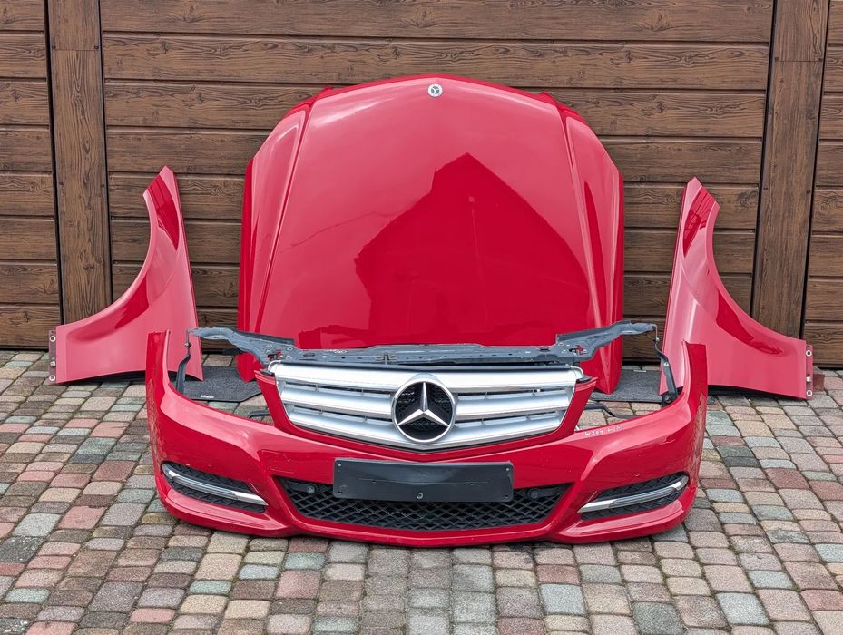 ZDERZAK MASKA BŁOTNIKI PRZÓD MERCEDES C-KLASA W204 LIFT 2.2 CDI 650