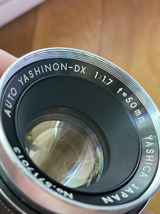Obiektyw auto yashinon-dx 50mm f1.7, yashica japan