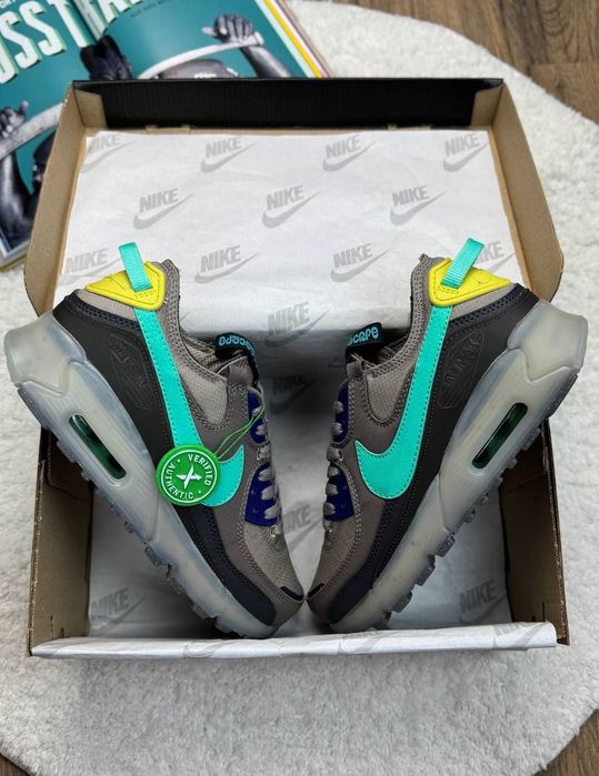 ТОП! Nike Air Max 90 Terrascape Beige Black Mint 39 - 45 найк аір макс