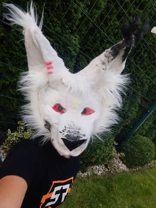 Duża maska Lisa therian