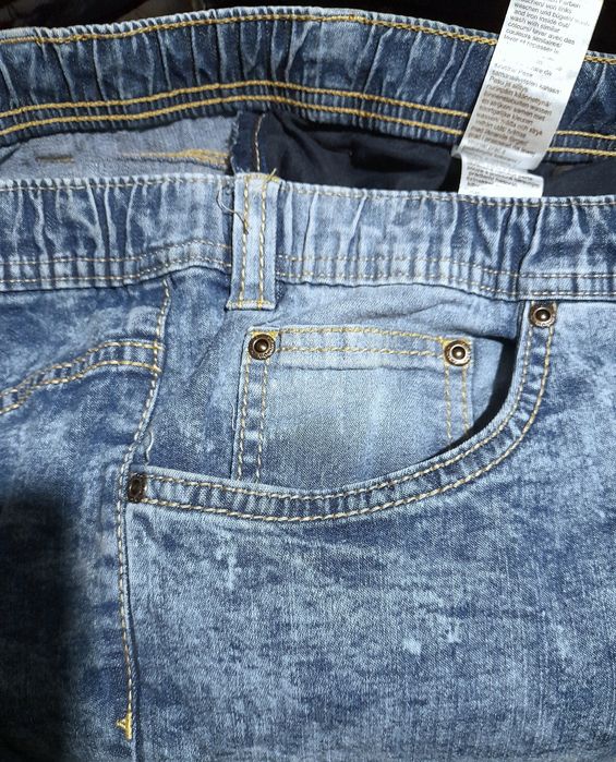 Ого-го какой размерчик стрейчевые джинсы джоггеры большой размер батал