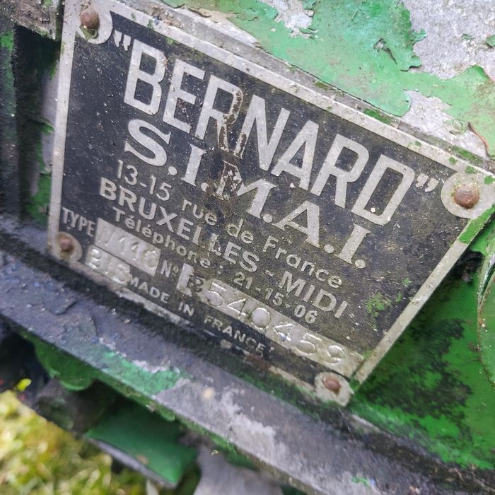 Bernard S.I.M.A.l Made in France Kosiarka  Traktorek ogrodniczy