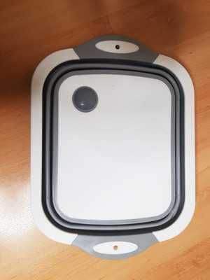 Доска - миска разделочная  трансформер, складная   2 в 1 Choppe