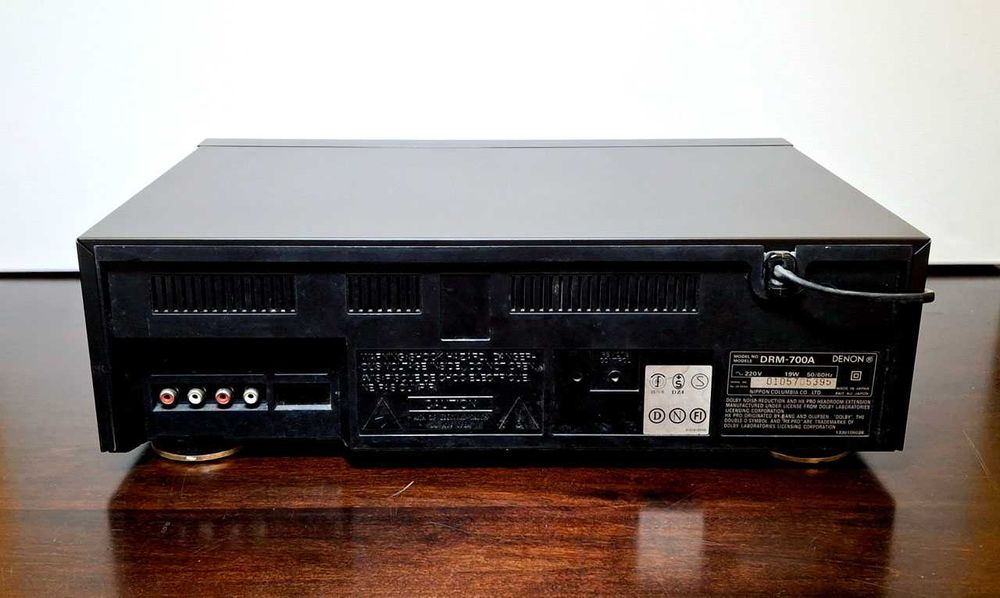 Gravador Cassetes Deck Denon DRM 700A 3 Cabeças correias novas