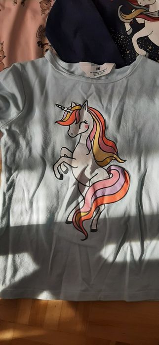 Bluzki h&m 122/128 (3 sztuki)