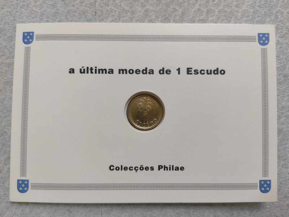 Última moeda do escudo 1$ 1990