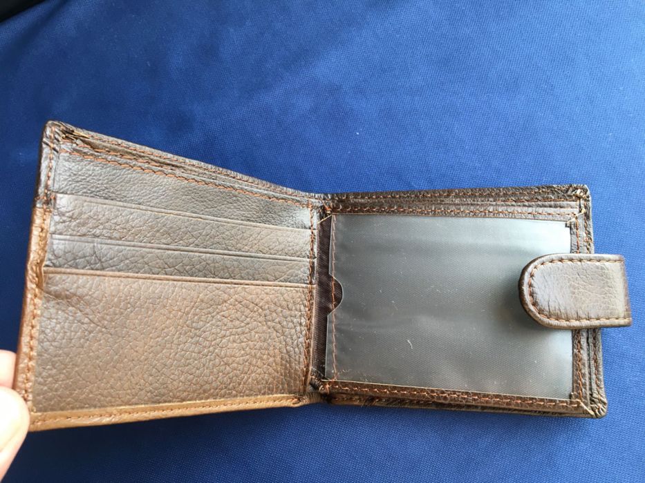 Carteira homem pele
