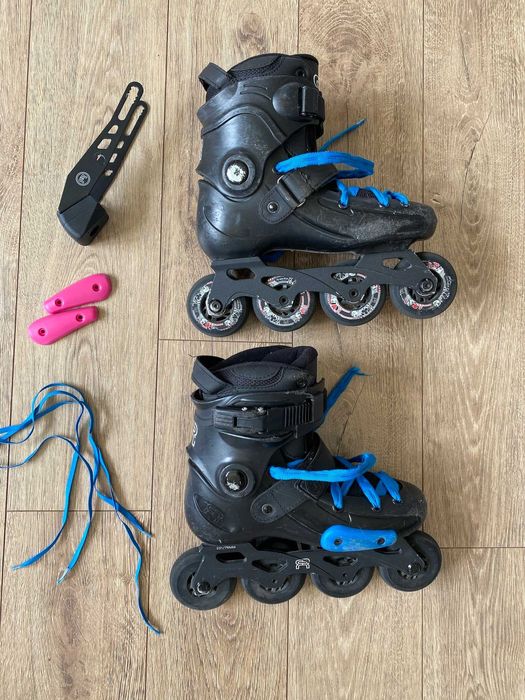 Rolki FR Skates FR J regulowane r. 35-37 freeskate slalom rockering