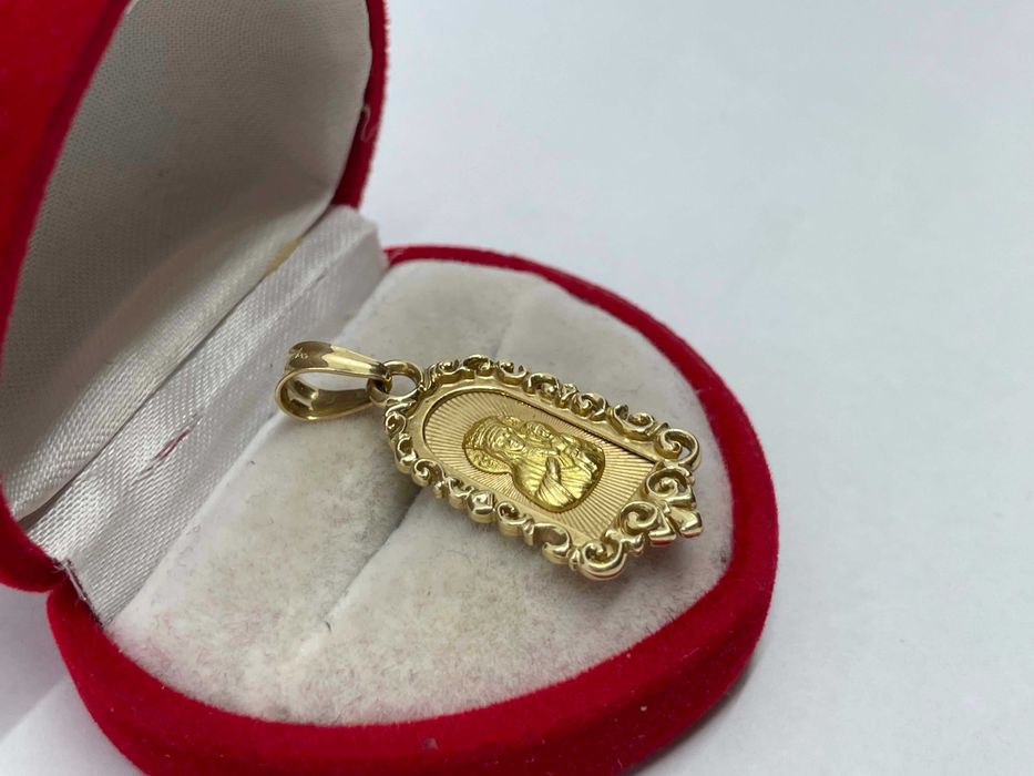 Złoty Wisiorek Medalik pr.585 2,8g