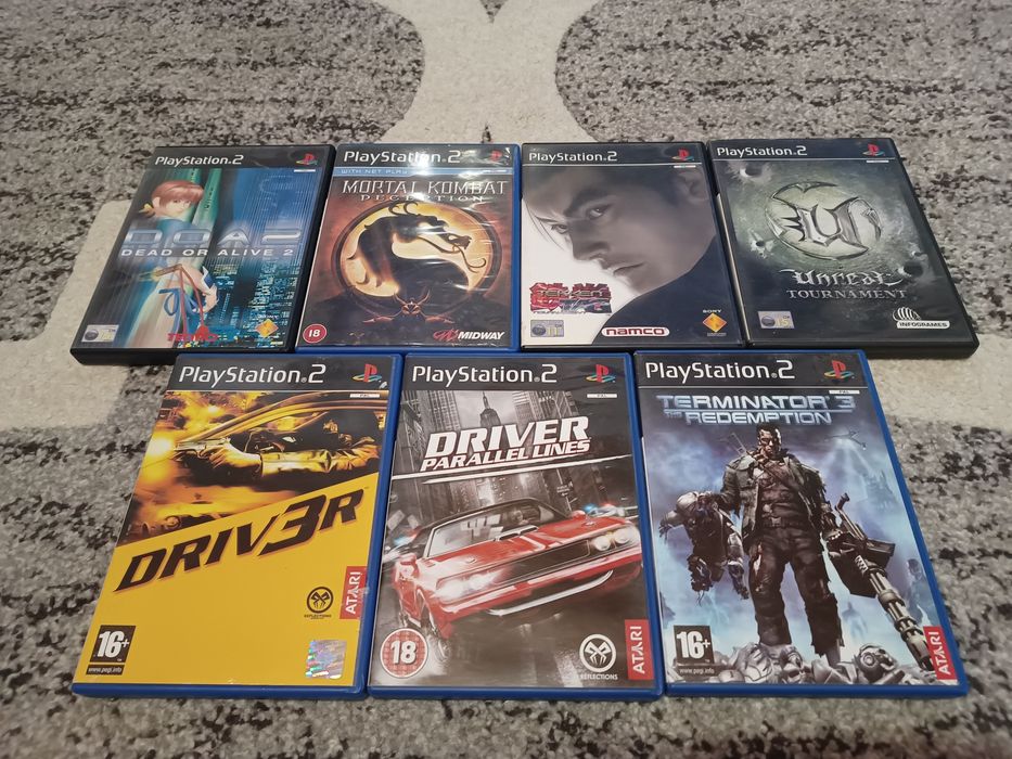 Gry PlayStation 2 PS2: DoA, Mortal, Tekken, Driver, Terminator, Unreal
