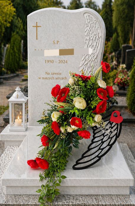 Kompozycje stroiki na cmentarz. .