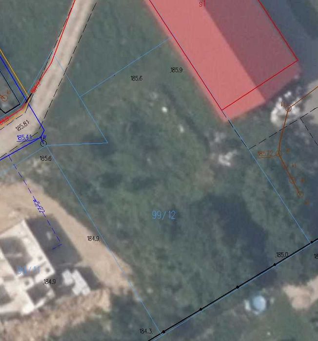 Działka budowlana 1119 m² Sobianowice  blisko Lublina media - Widok 4