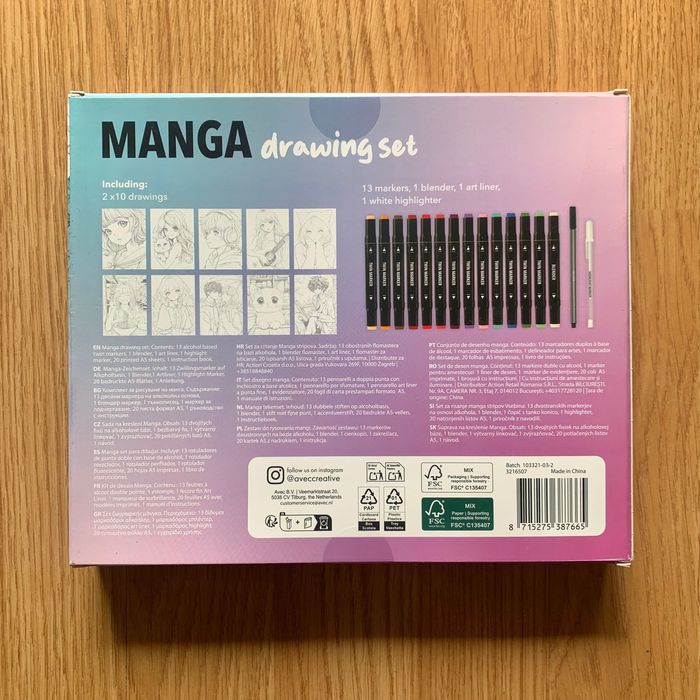 Manga Drawing Set