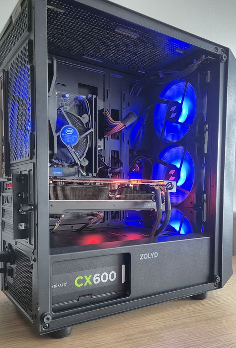 PC Gaming i5 10ª/ RX 6600XT/ 16GB/ SSD+HDD garantia