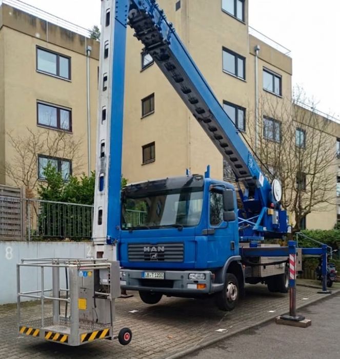 WINDA szybkomontująca dekarska PODNOŚNIK KOSZOWY Serwisowy MAN + Klaas K25-30  Finansowanie/Leasing/Raty