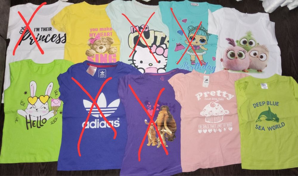 Футболки для девочек