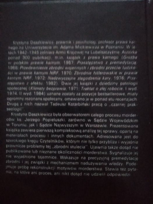 Uprowadzenie i morderstwo Ks. Jerzego Popiełuszki- K. Daszkiewicz