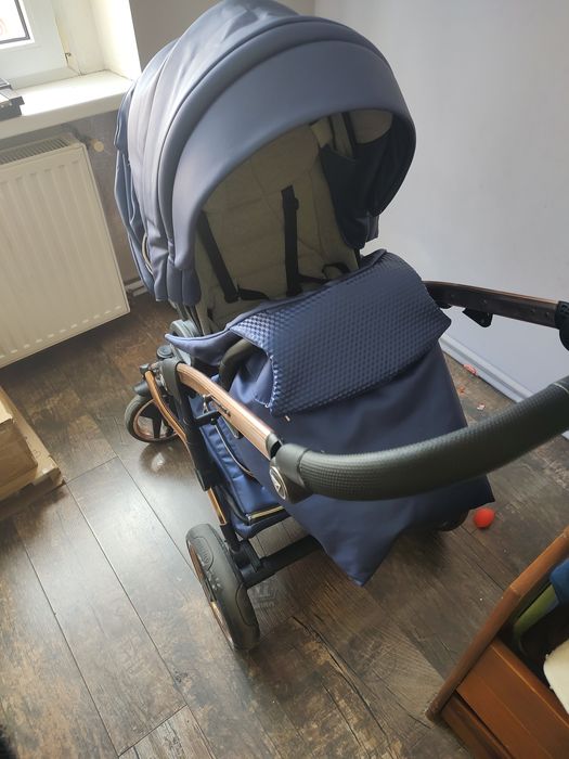 Wózek Junama 3w1 + baza ISOFIX