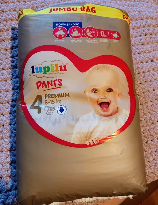 Pieluchomajtki lupilu r.4 pampers