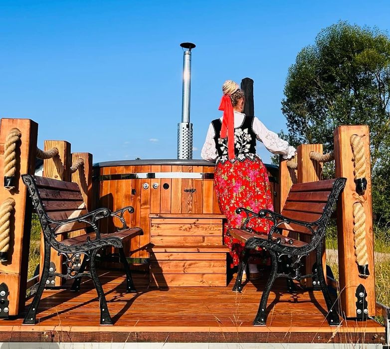 Mobilna sauna  balia jacuzzi Impreza