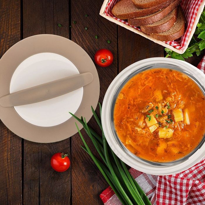 Termos Obiadowy Pojemnik Termiczny Stalowy 700ml Na Zupę Lunch Box Do Pracy Szkoły Mebliva