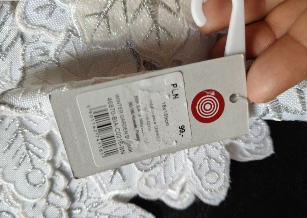 Piękny świąteczny bieżnik z gwiazdkami home&you 58/19cm