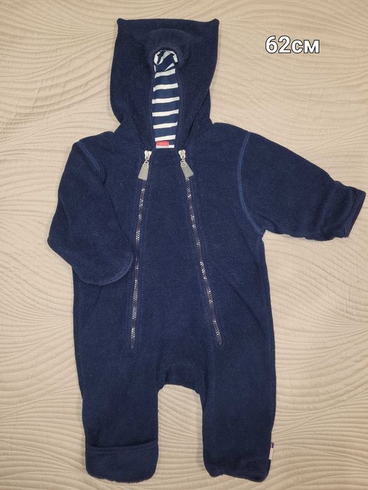 Флисовый комбинезон(человечек) с утеплителем
