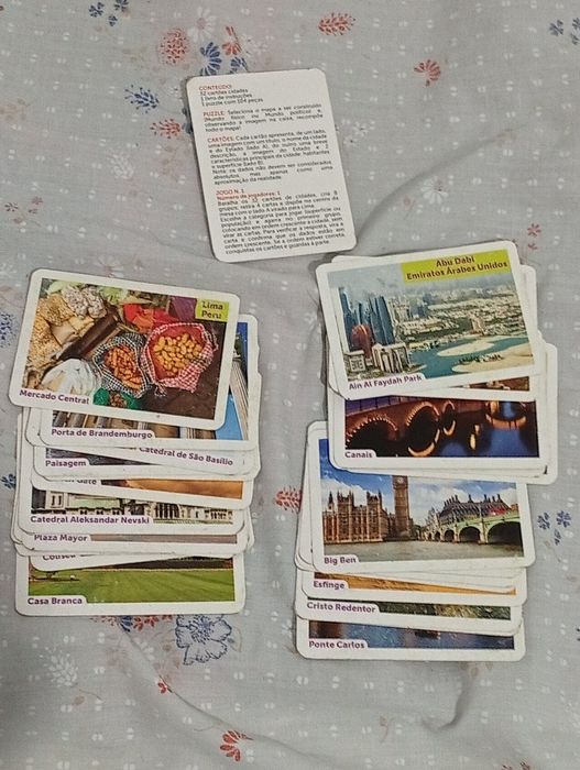 Cartões Completos da Cidades da Clementoni