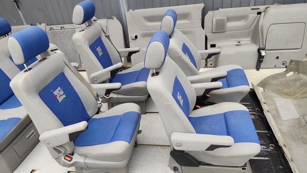 Vw t4 Multivan Atlantis wnętrze tapicerki fotele komplet