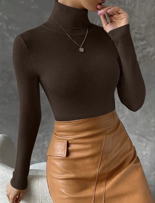 Гольф жіночій (колір кава ) 42-48 розмір