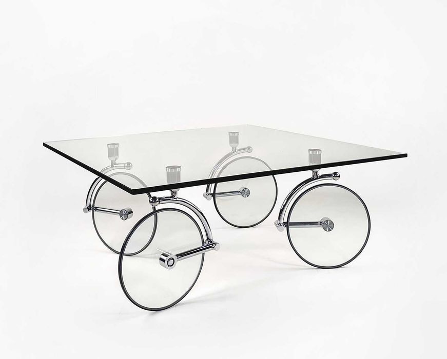 Stolik kawowy | styl Gae Aulenti Fontana Arte | Mid-century vintage
